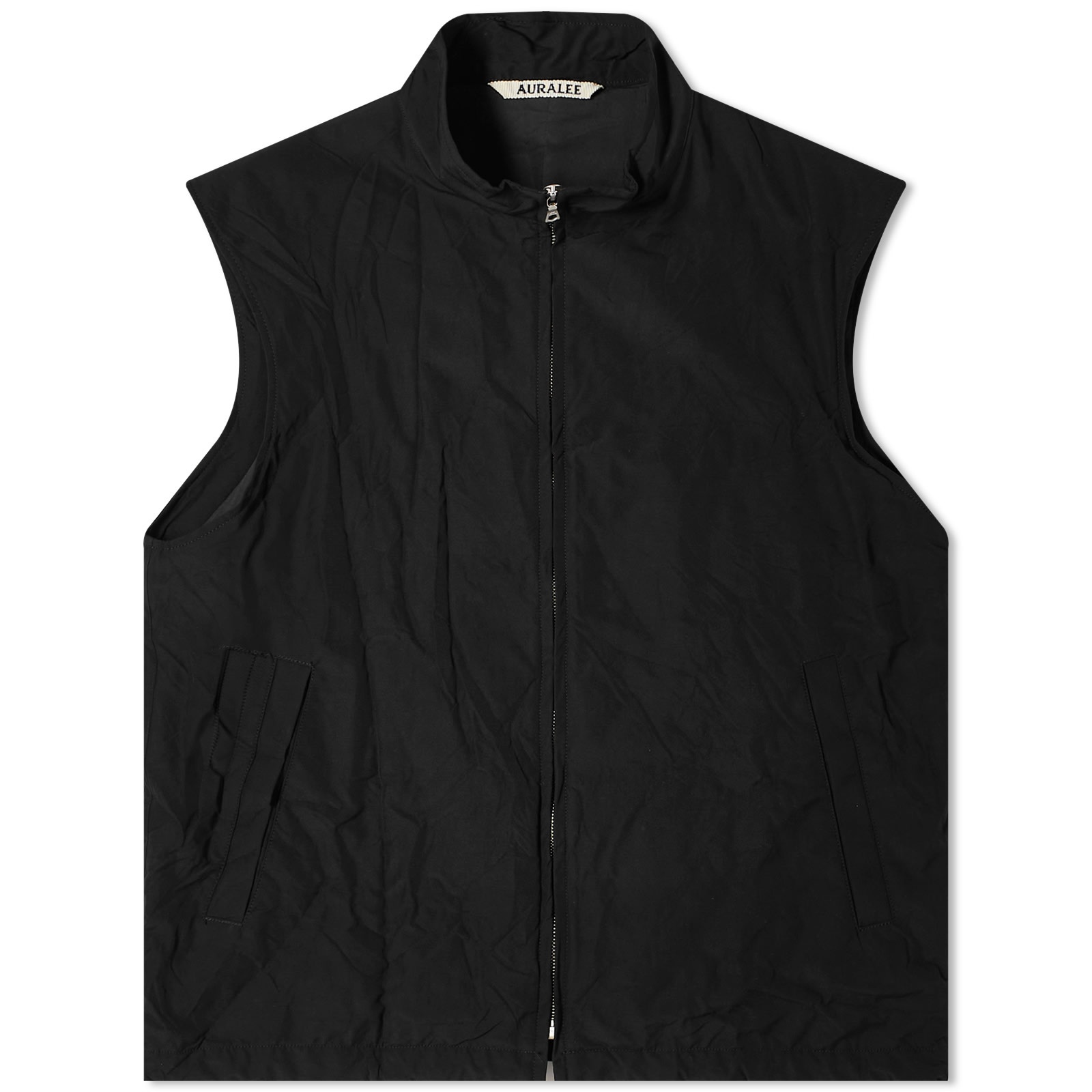 AURALEE Auralee Wool Poplin Vest | endclothing | REVERSIBLE AURALEE Auralee Wool Poplin Vest | endclothing | REVERSIBLE
