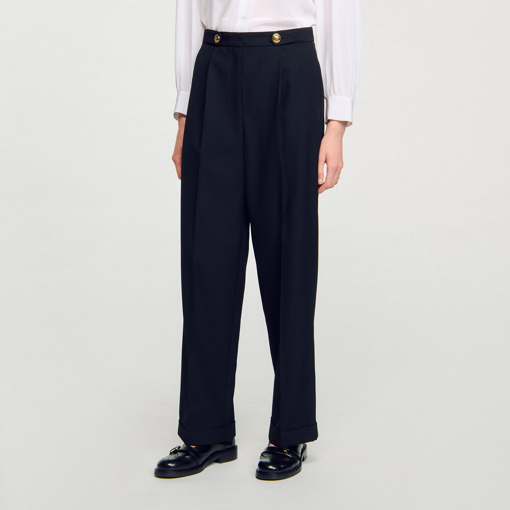STRAIGHT-LEG TROUSERS - 4
