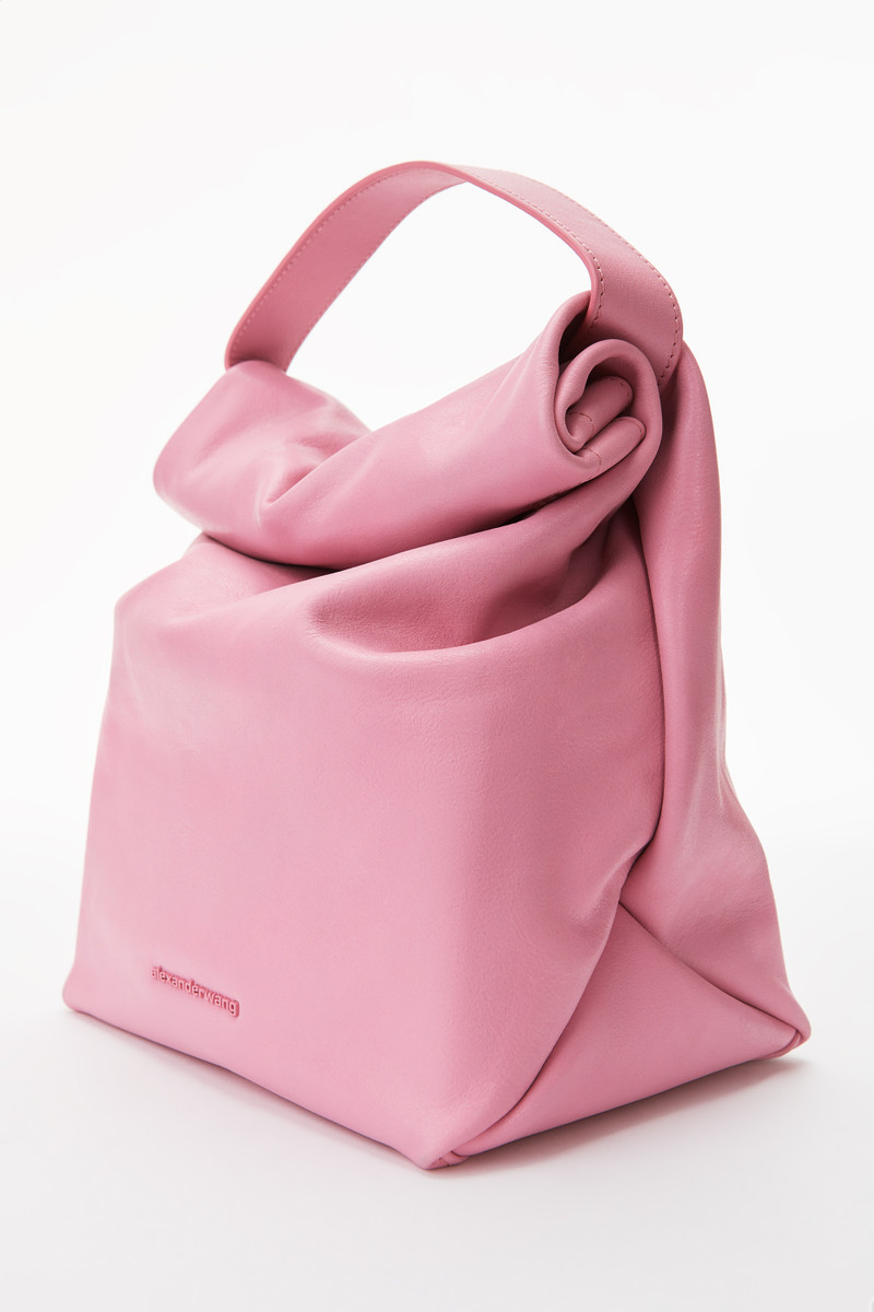 SMALL LUNCH BAG IN WAXED LEATHER 2