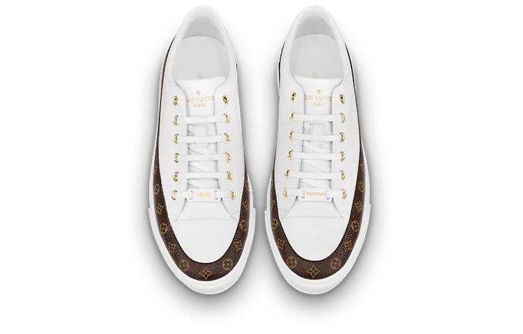 (WMNS) LOUIS VUITTON Stellar Sneakers 'White with Monogram Deco' 1A8NDV - 4
