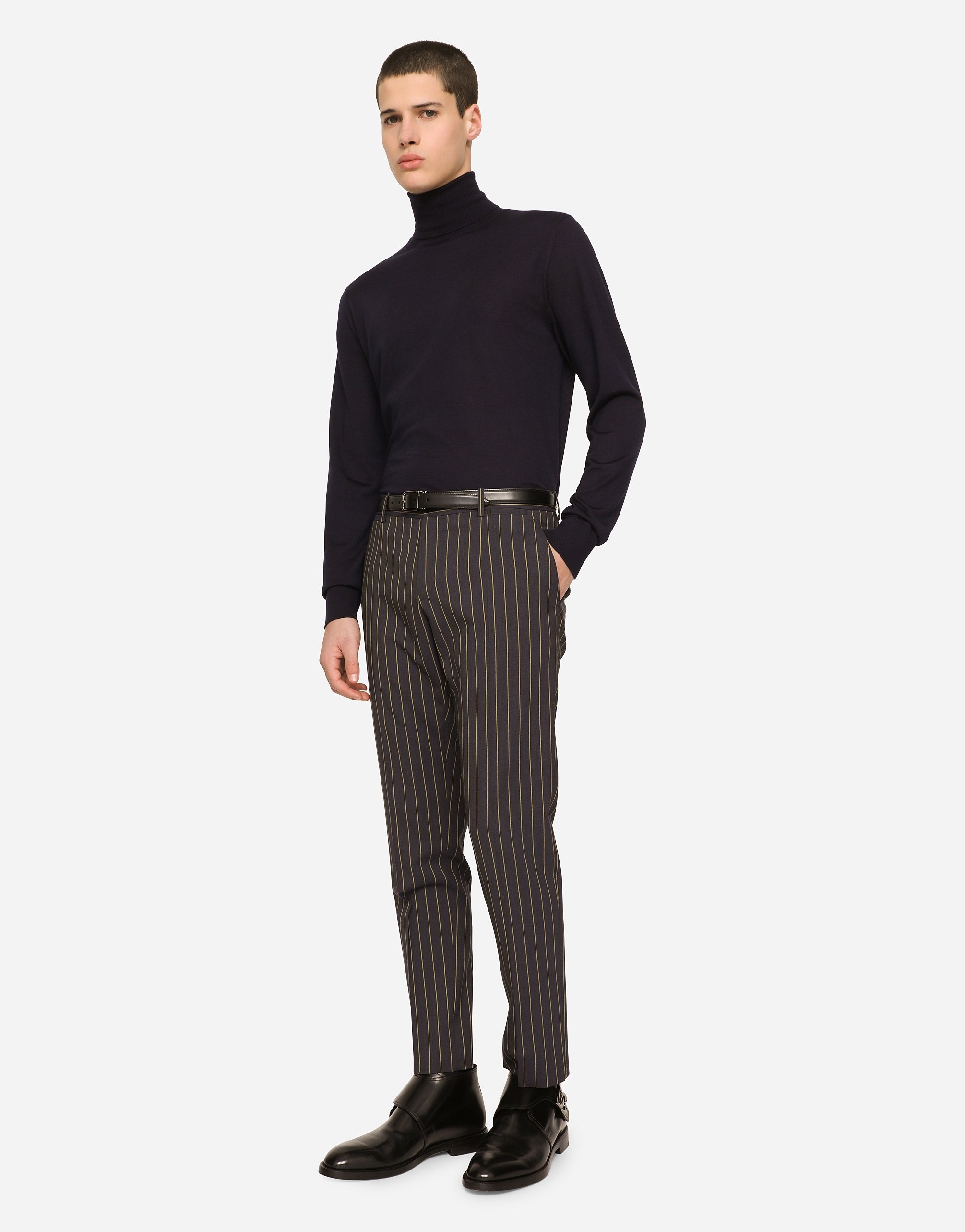 Cashmere and silk turtle-neck sweater - 2
