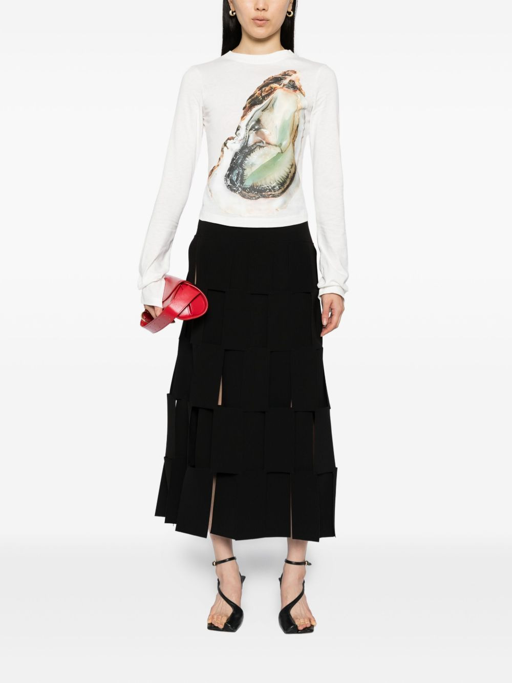oyster graphic-printed T-shirt - 2