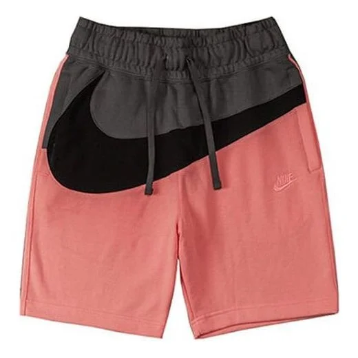 Nike Big Swoosh Large Casual Sports Shorts Pink AR3162-668 - 1
