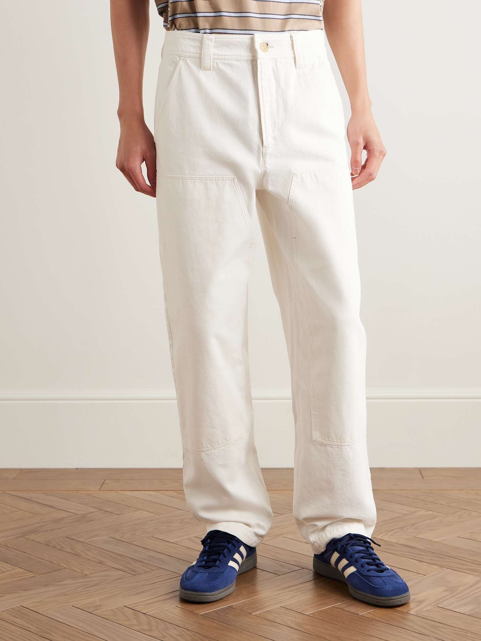 Gustav Straight-Leg Organic Cotton-Twill Trousers - 3