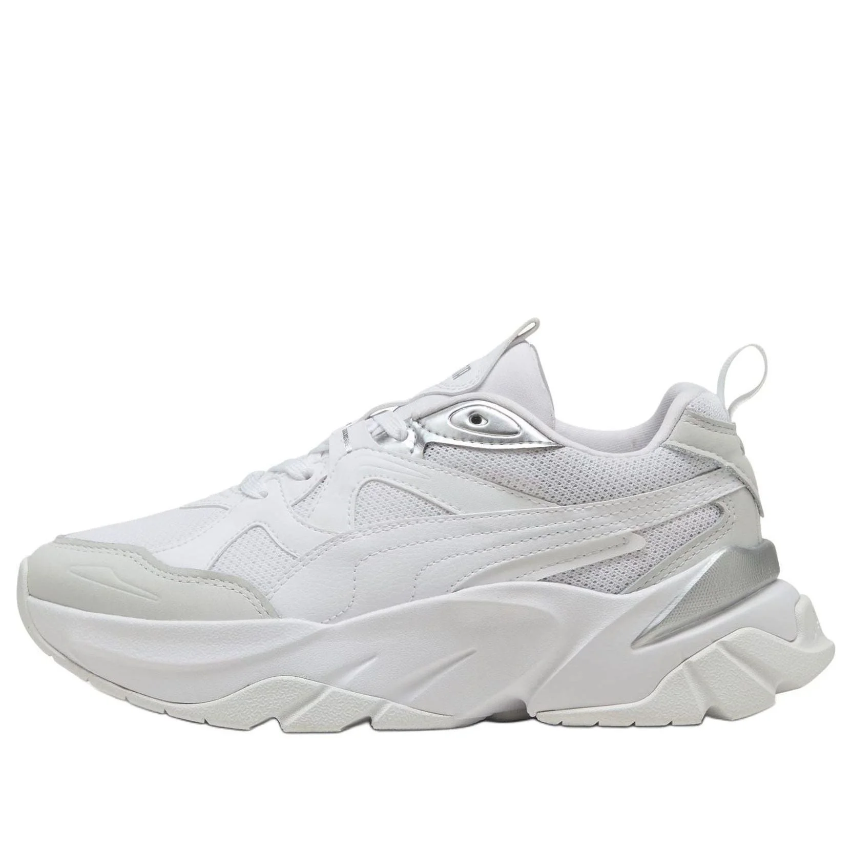(WMNS) PUMA Sophyr Metallic 'White Silver' 398831-01 - 1