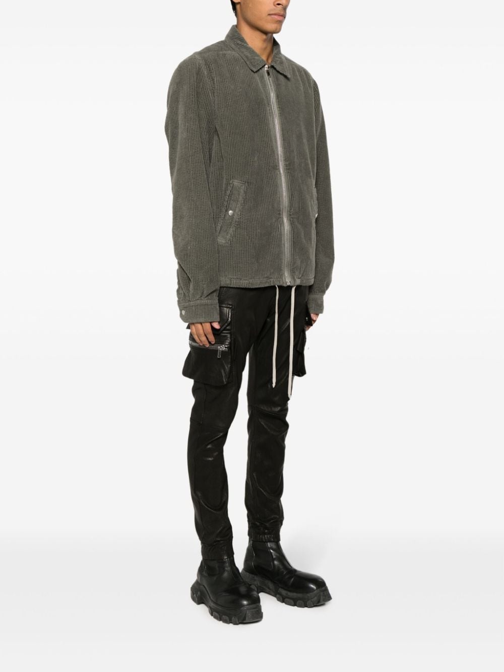 DRKSHDW corduroy shirt jacket - 3