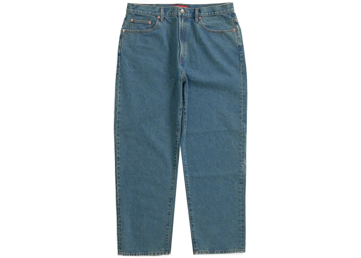 Supreme Baggy Jean (FW23) Washed Indigo - 1