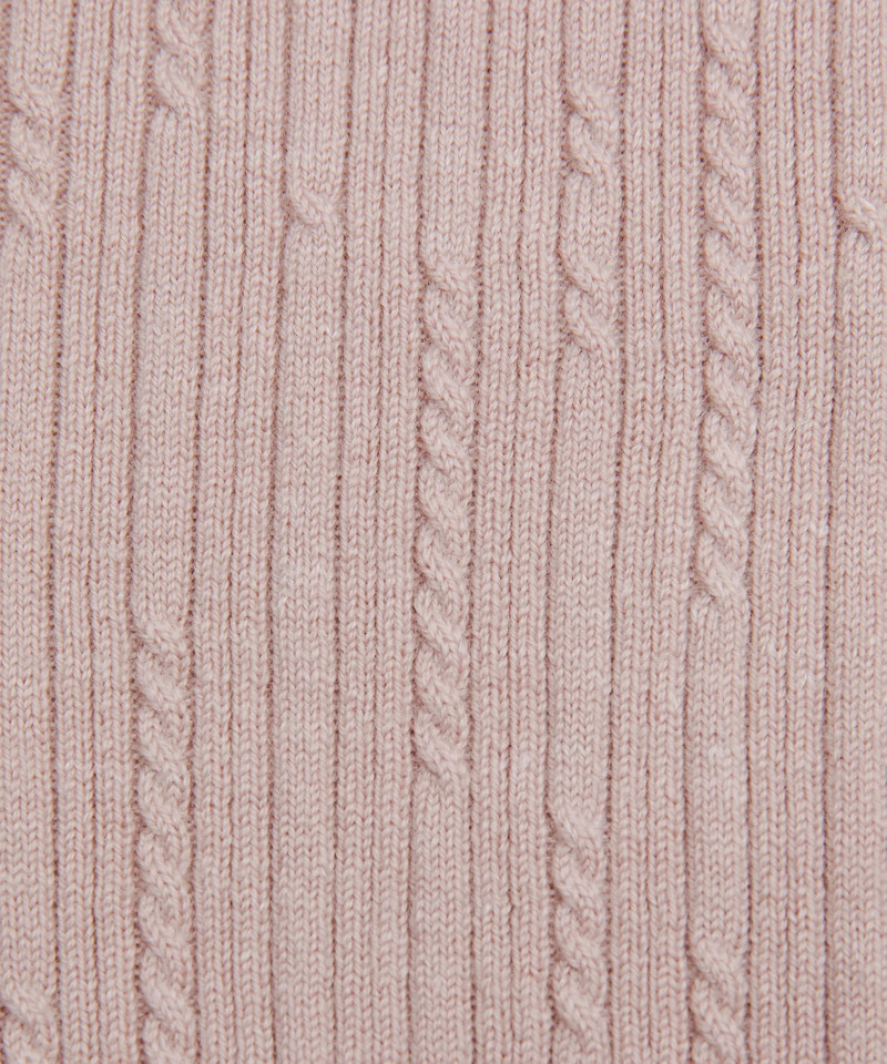 Micro Cable Merino Wool Hooded Cardigan 6