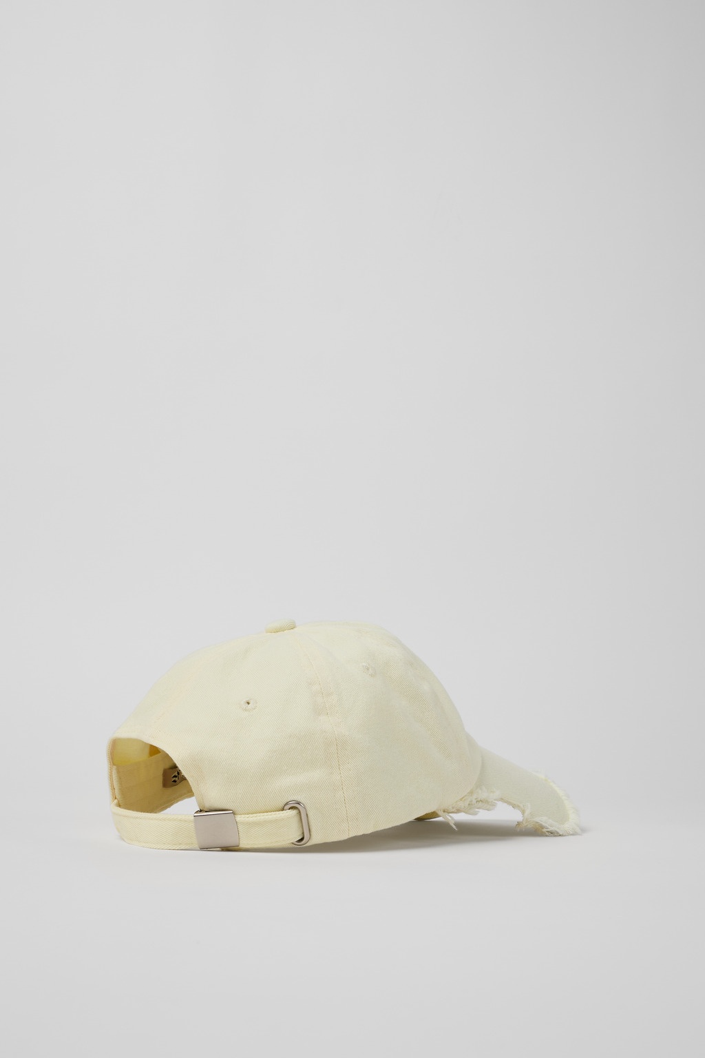 Beige Cotton Cap (One Size) - 5