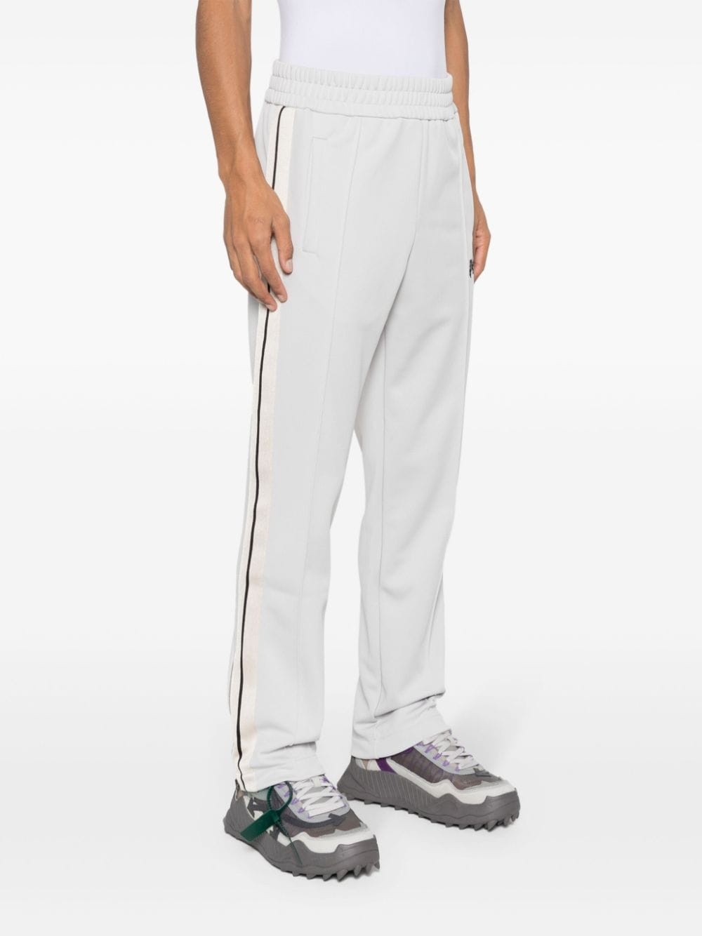 Monogram-embroidered track pants - 3