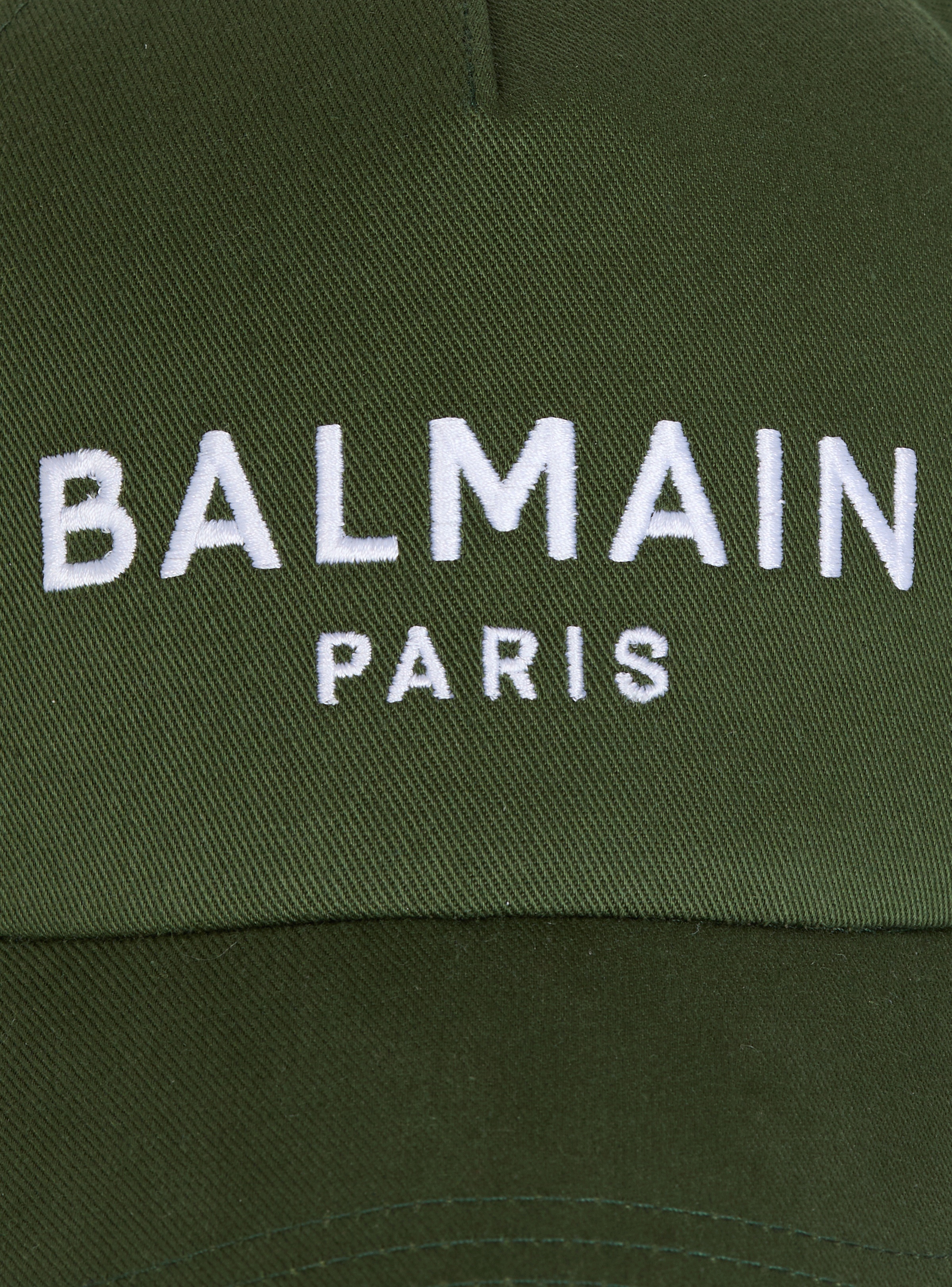 Cotton cap with Balmain Paris embroidery - 5