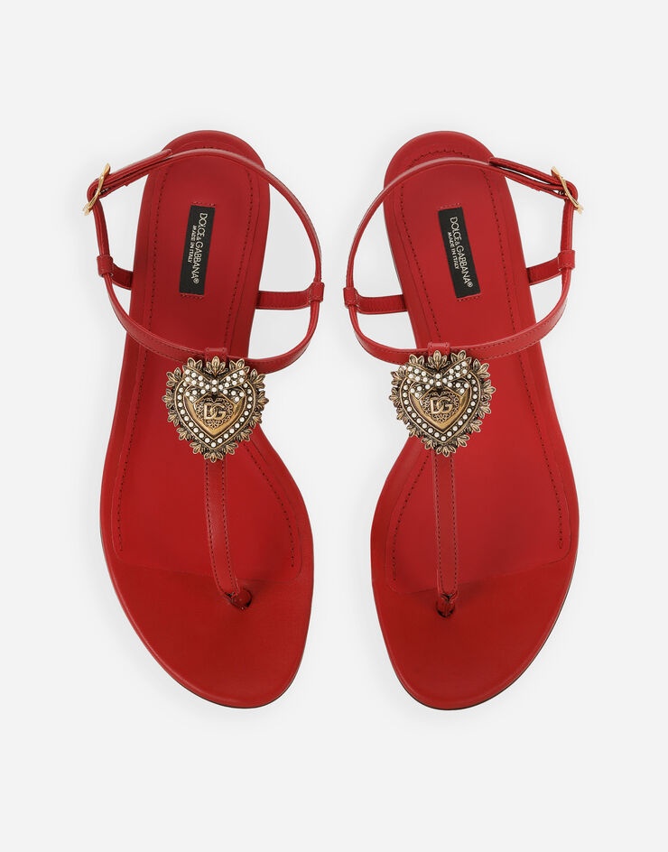 Nappa leather Devotion thong sandals - 4