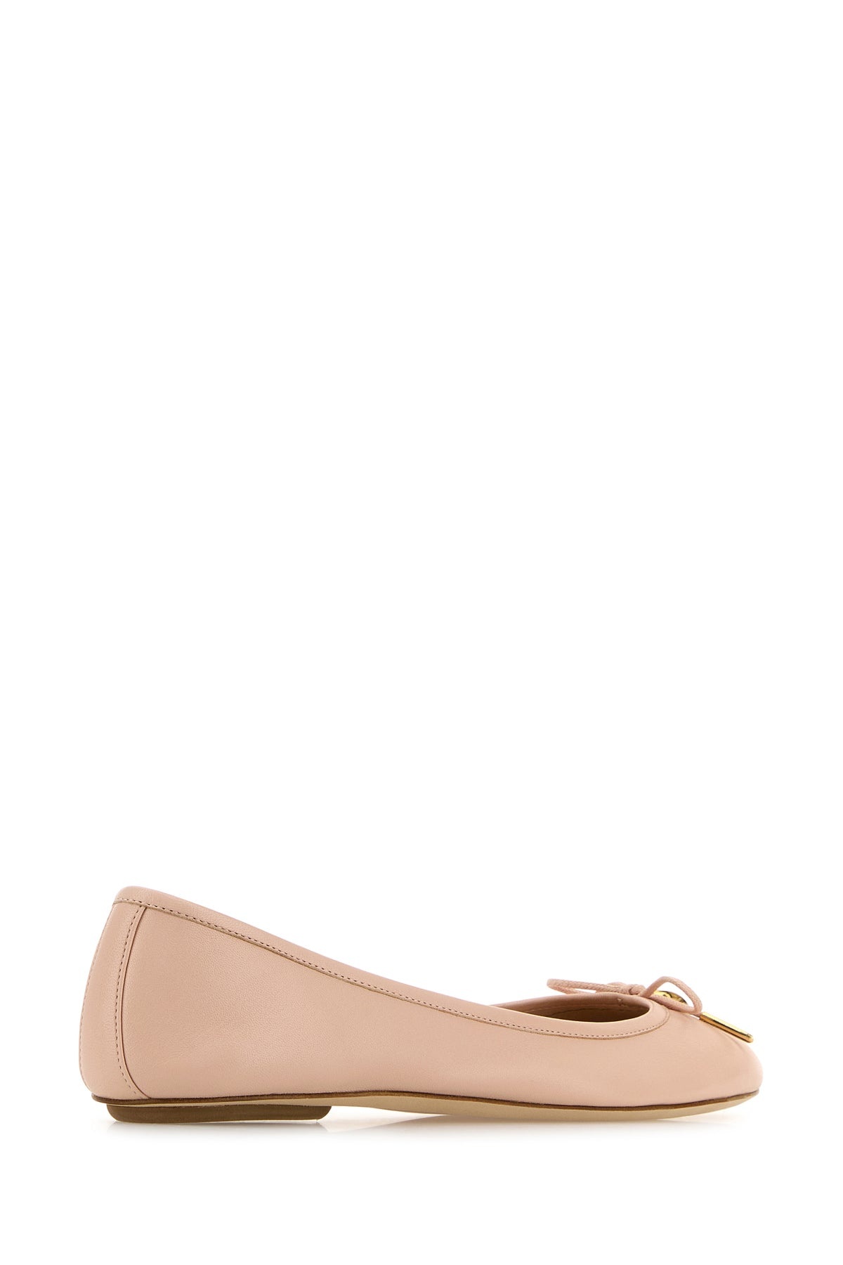 Powder pink leather Iris ballerinas - 3