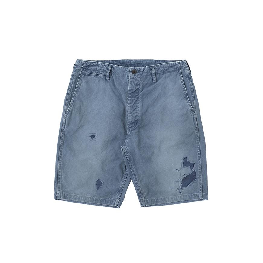 CHINO SHORTS DMGD INDIGO - 1