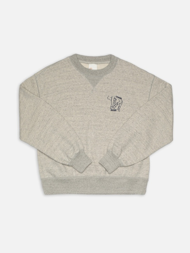Lone Sweatshirt Cowgirl Boogie Greymelange 1