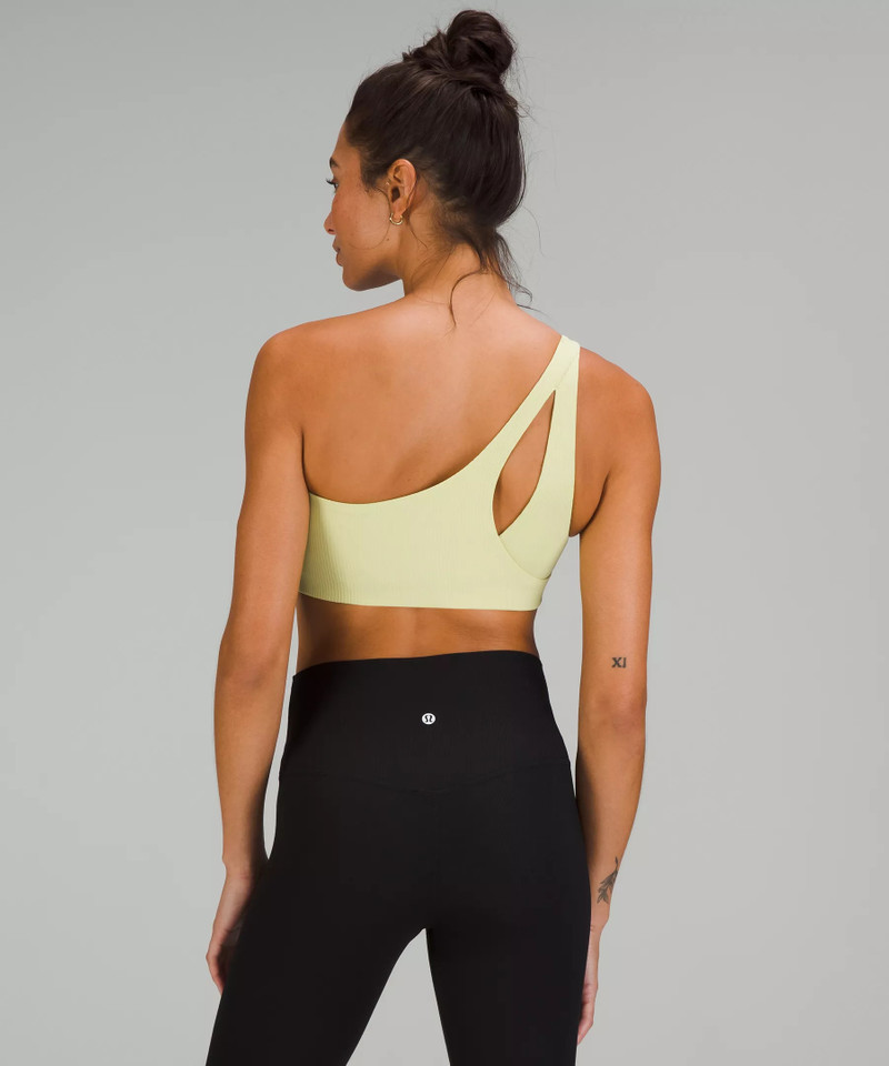 lululemon Ribbed Nulu Asymmetrical Yoga Bra *Light Support, A/B Cup outlook