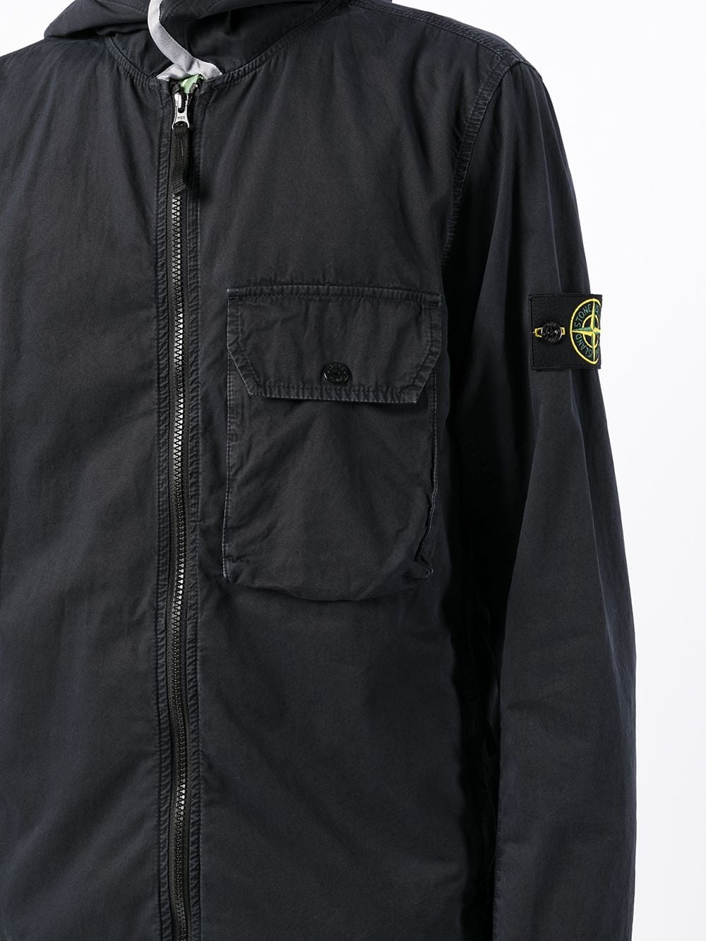 zip-up hooded jacket - 5