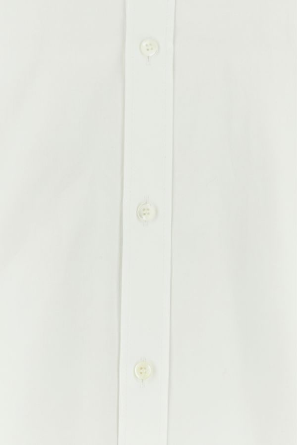 White stretch poplin shirt - 3