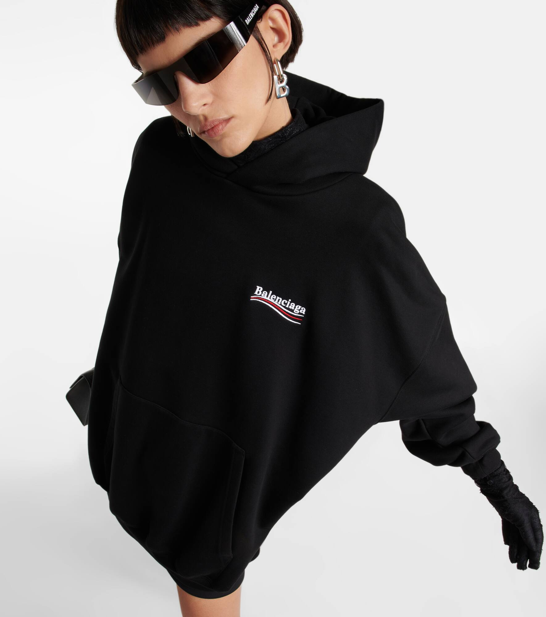 Oversized cotton hoodie - 4