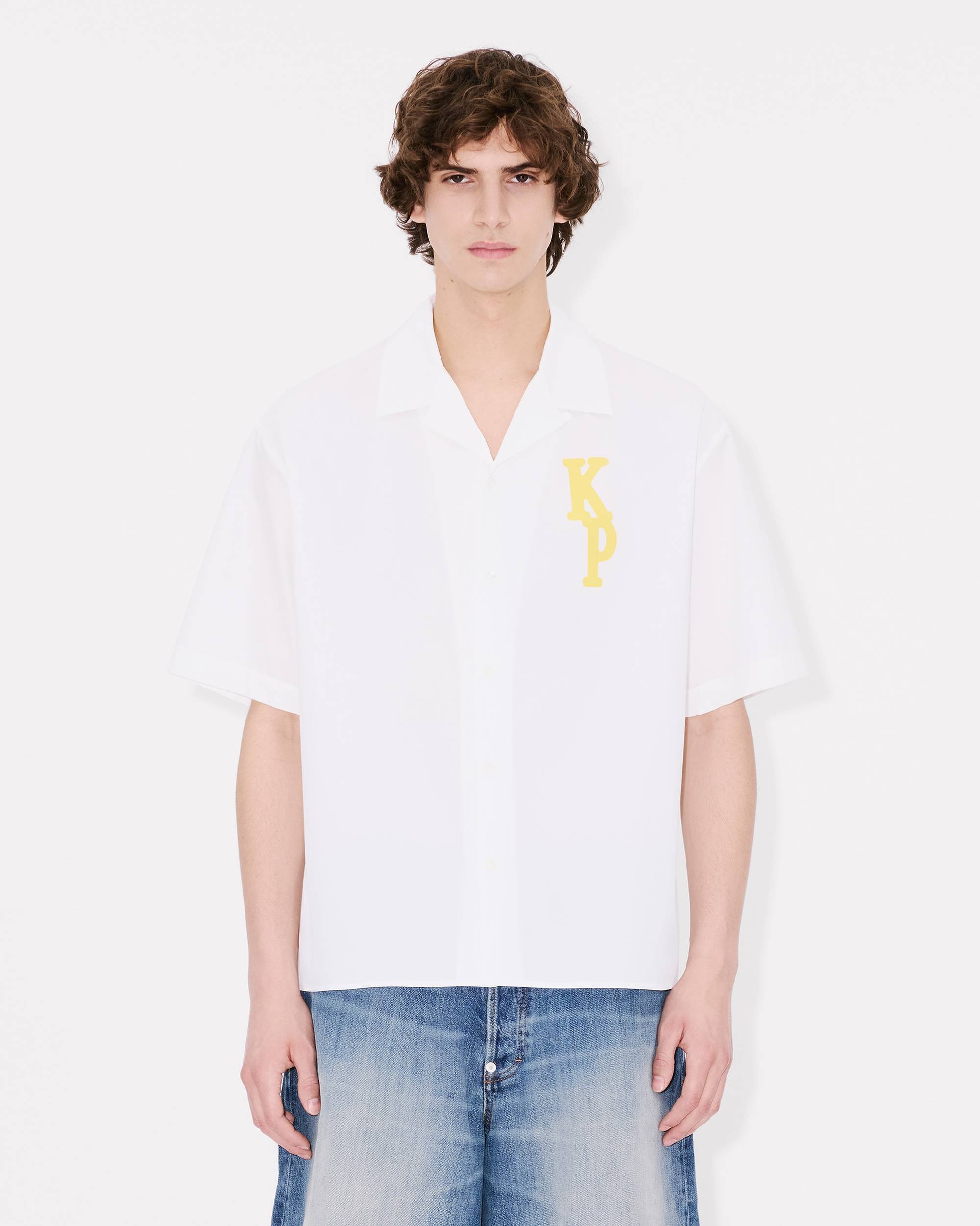 'KENZO Varsity' hawaiian shirt in cotton poplin - 3