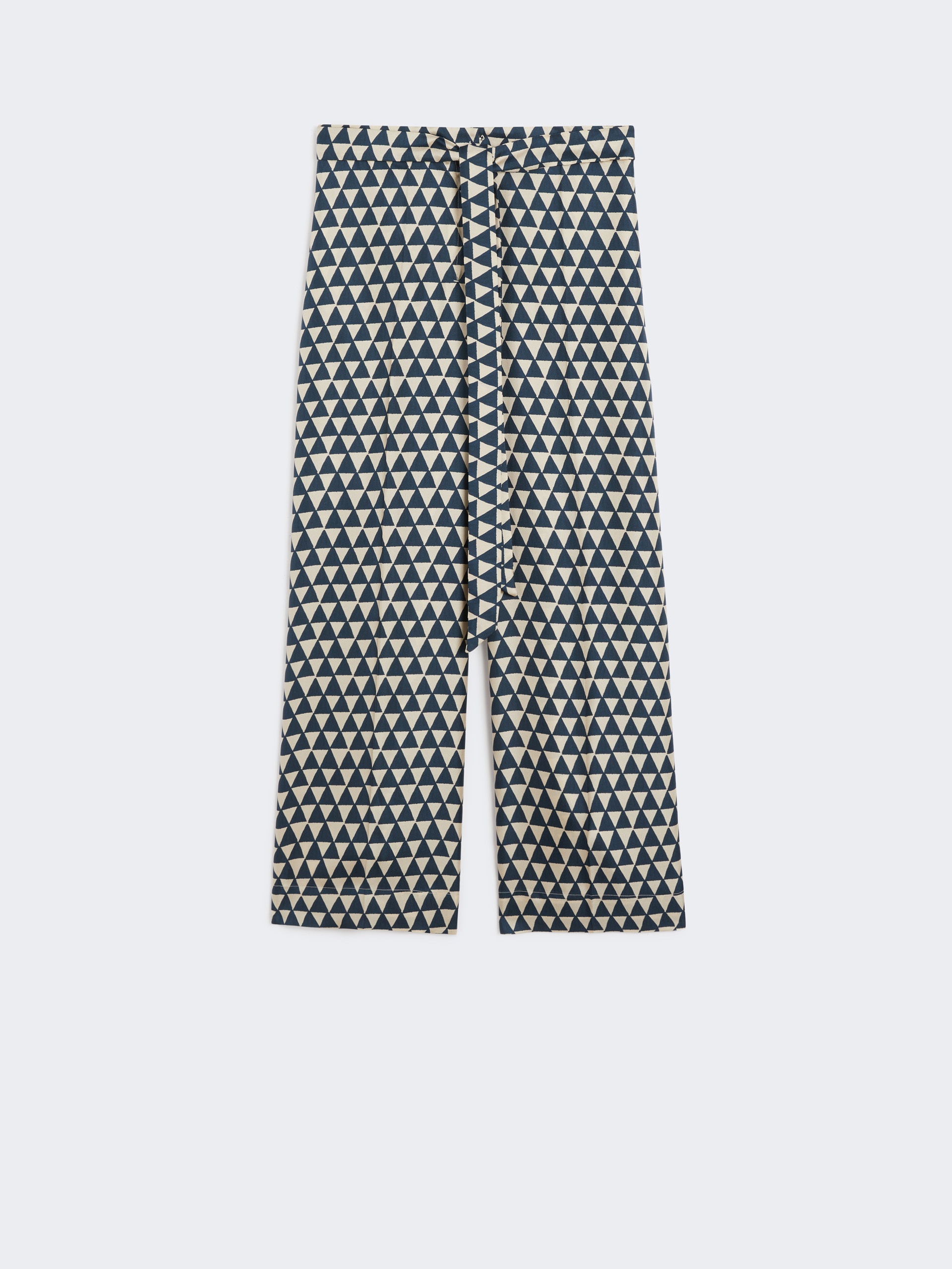 TIMEB Printed silk trousers - 1