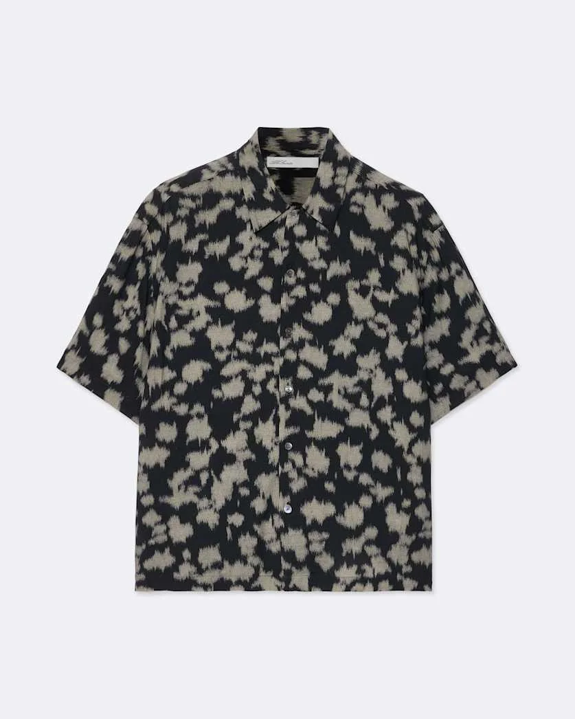 LEO OVERSIZED LEOPARD-PRINT SHIRT - 1