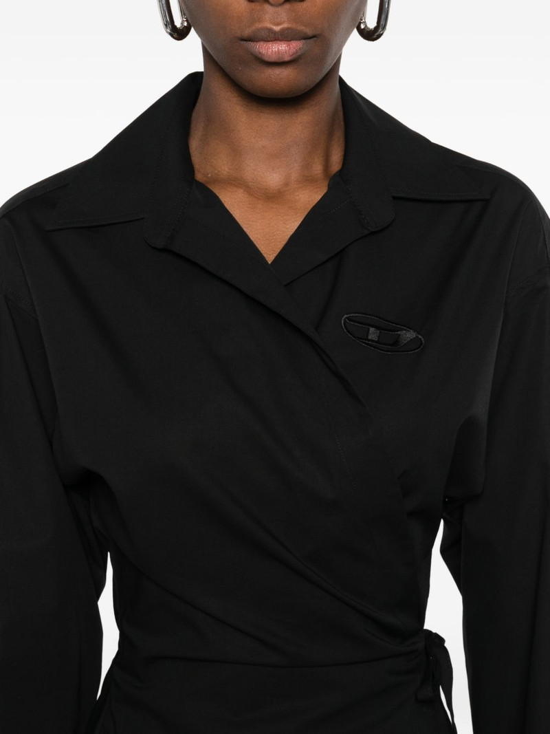 C-Delphos-S1 tie-detail collared shirt 5