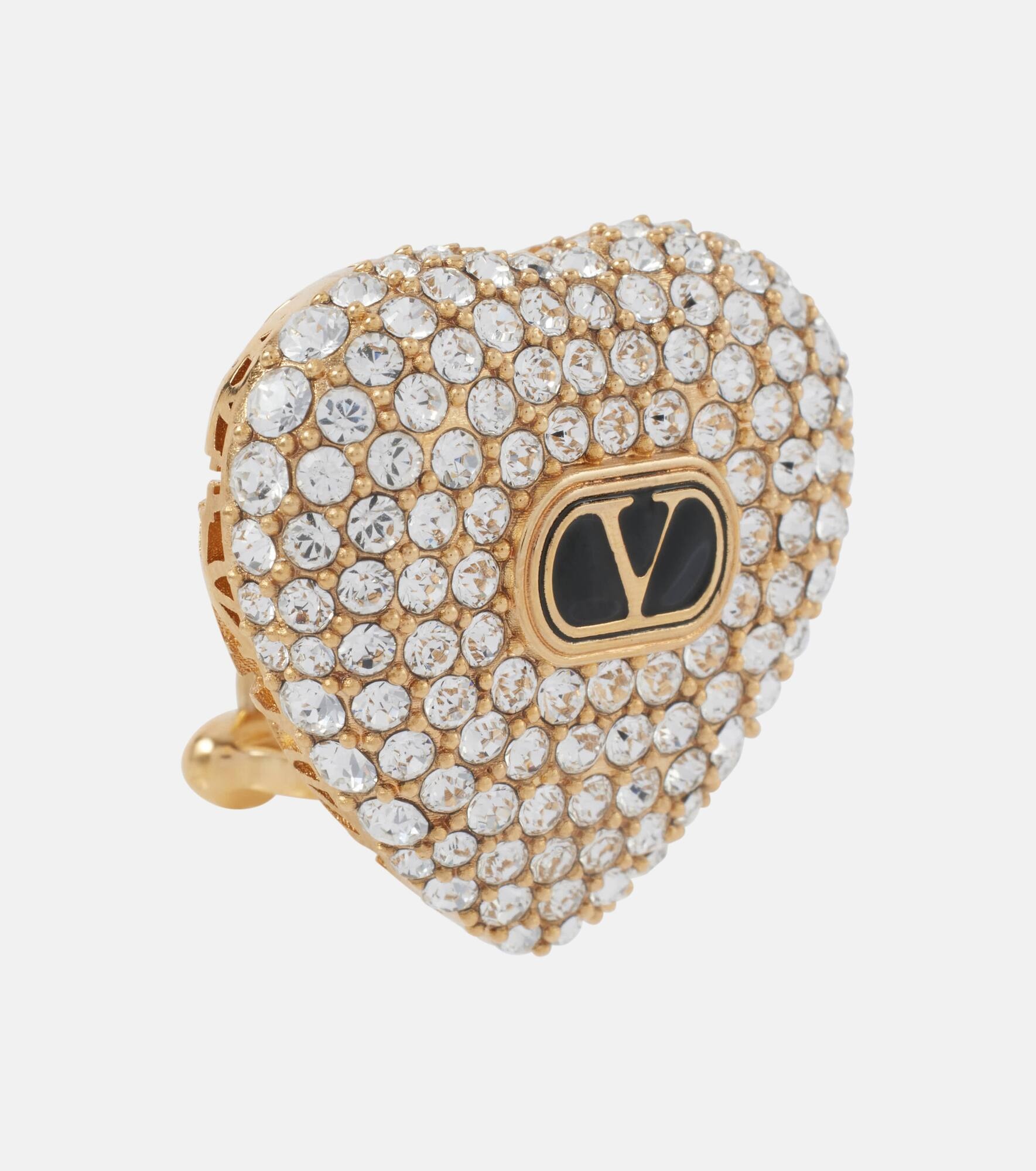 Cuore XS embellished stud earrings - 2