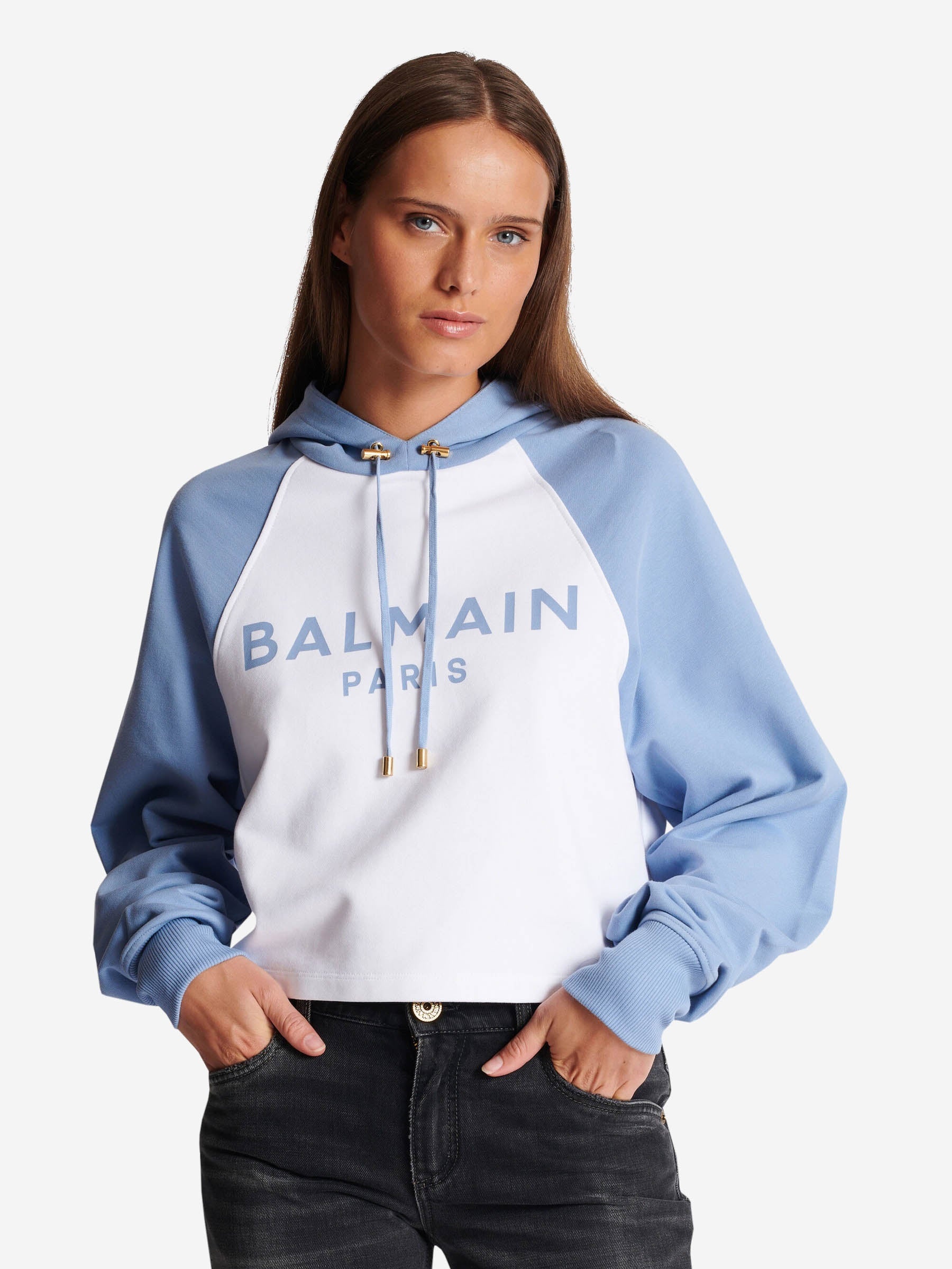 CROPPED LOGO SWEATSHIRT - 1