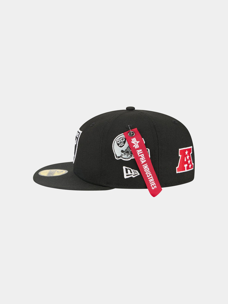 LAS VEGAS RAIDERS X ALPHA X NEW ERA 59FIFTY FITTED CAP 5