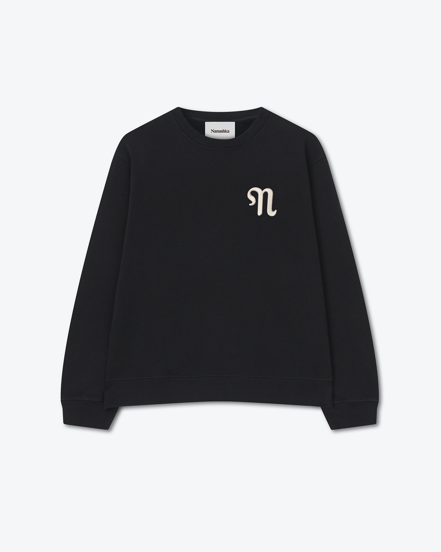 MART - Organically grown cotton sweatshirt - Black - 1