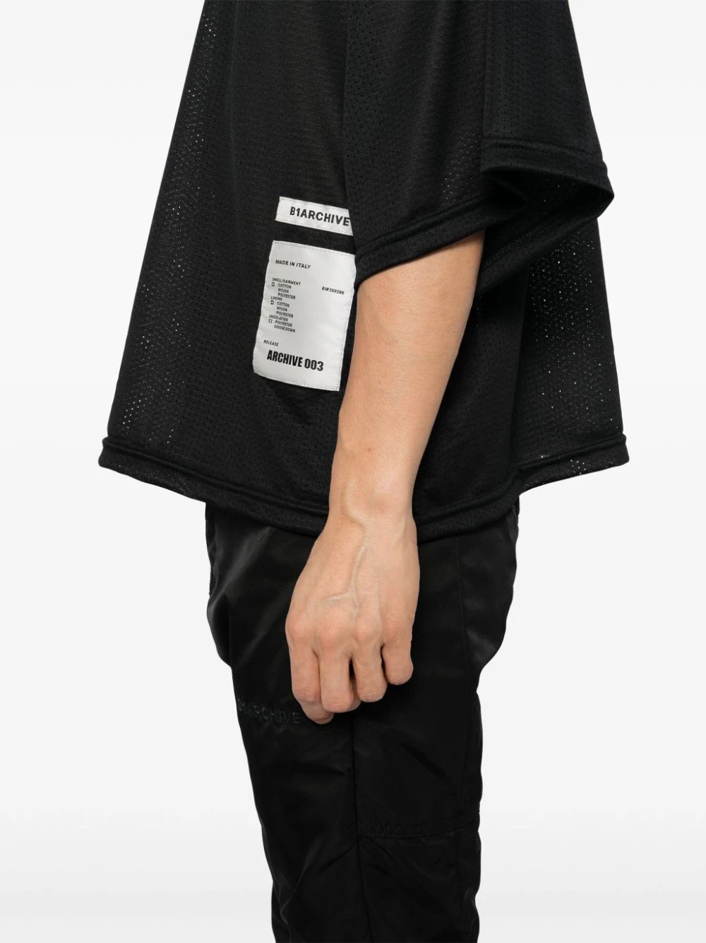 【関税込み】B1ARCHIVE ブラック ジャージ サッカー Tシャツ B1ARCHIVE Football Jersey Tee | club21 | REVERSIBLE