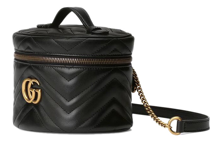 (WMNS) Gucci GG Marmont Series Backpackmini Black 598594-DTDCT-1000 - 2