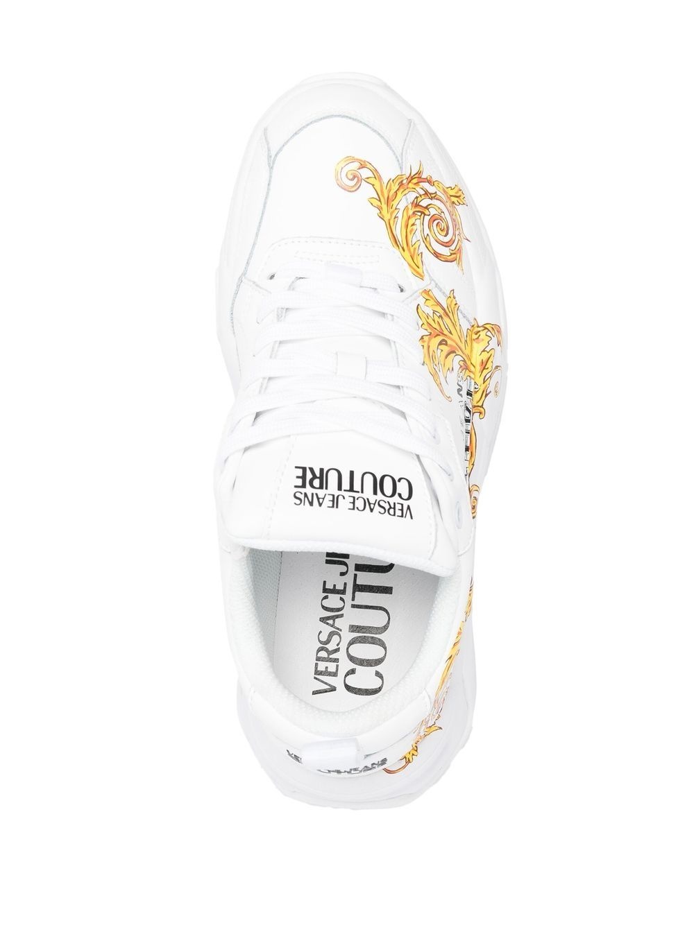 side logo-print detail sneakers - 4