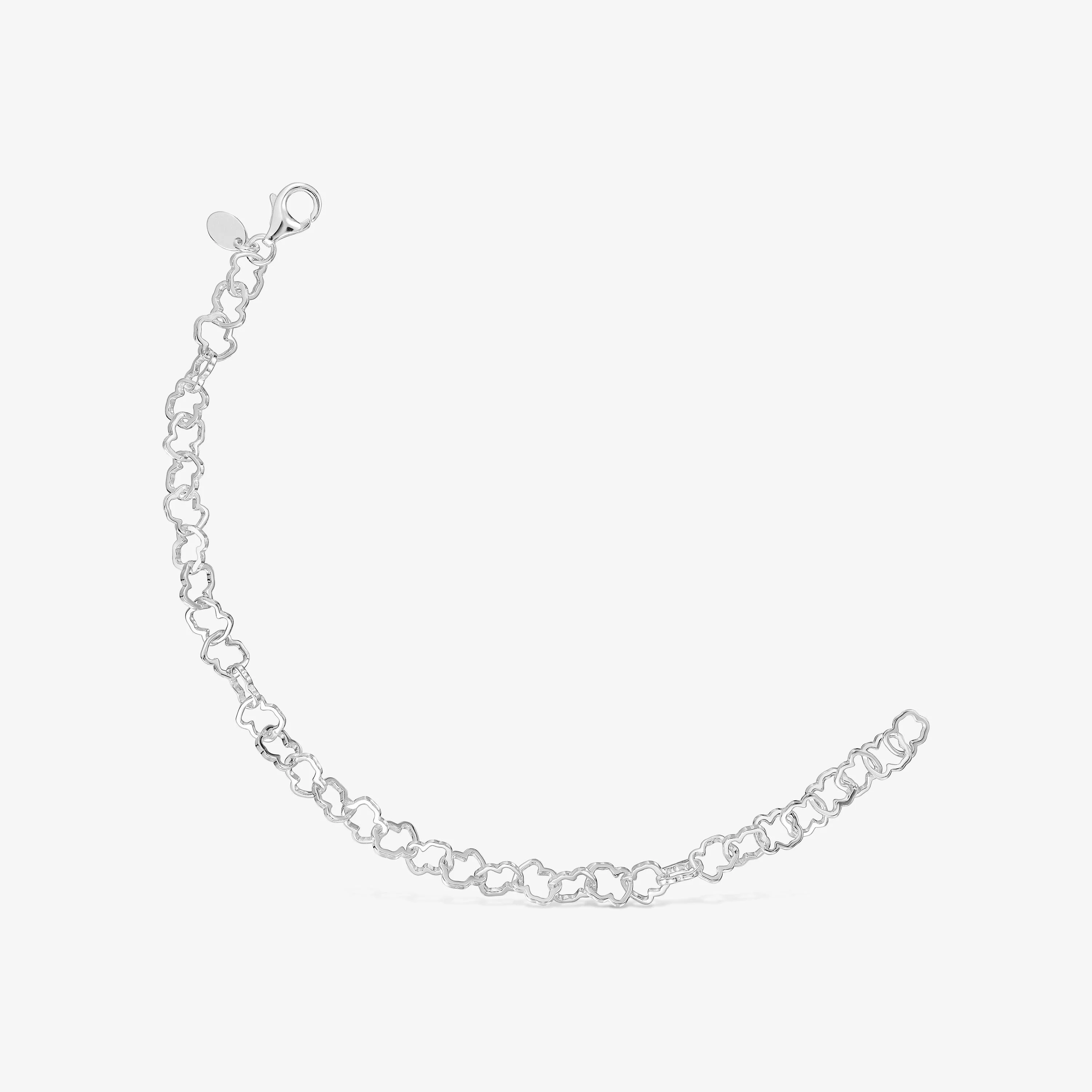 Silver TOUS Carrusel Bracelet 0,8cm motif - 1