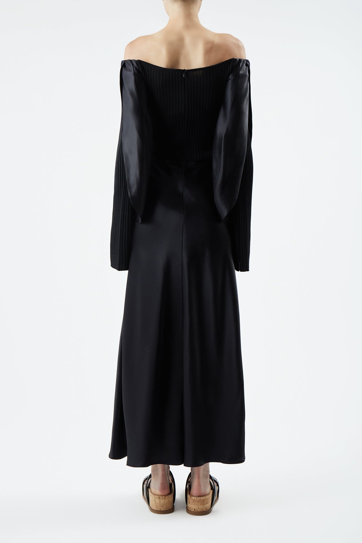 Gilman Dress in Cashmere and Silk - 5