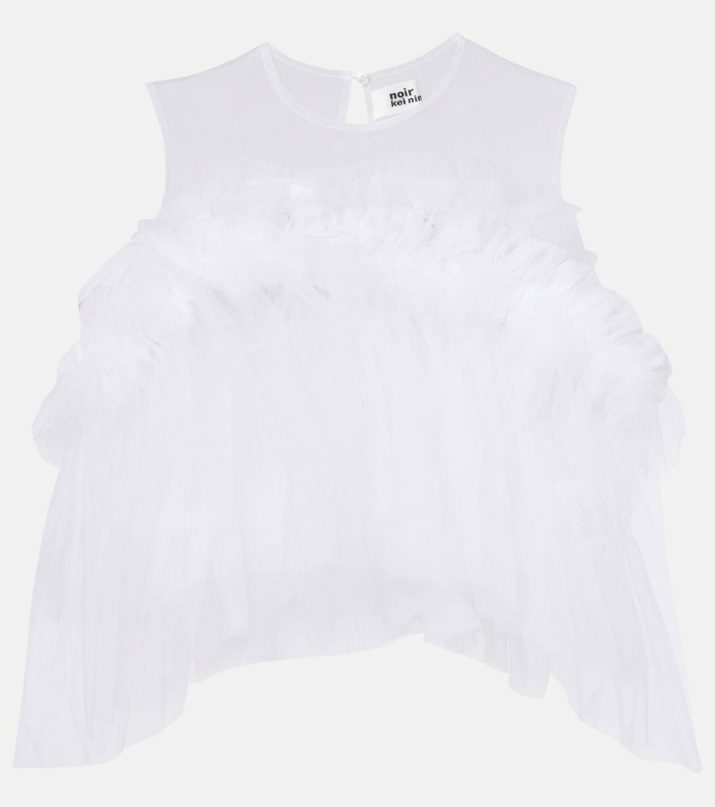 Tulle Ruffle blouse 1