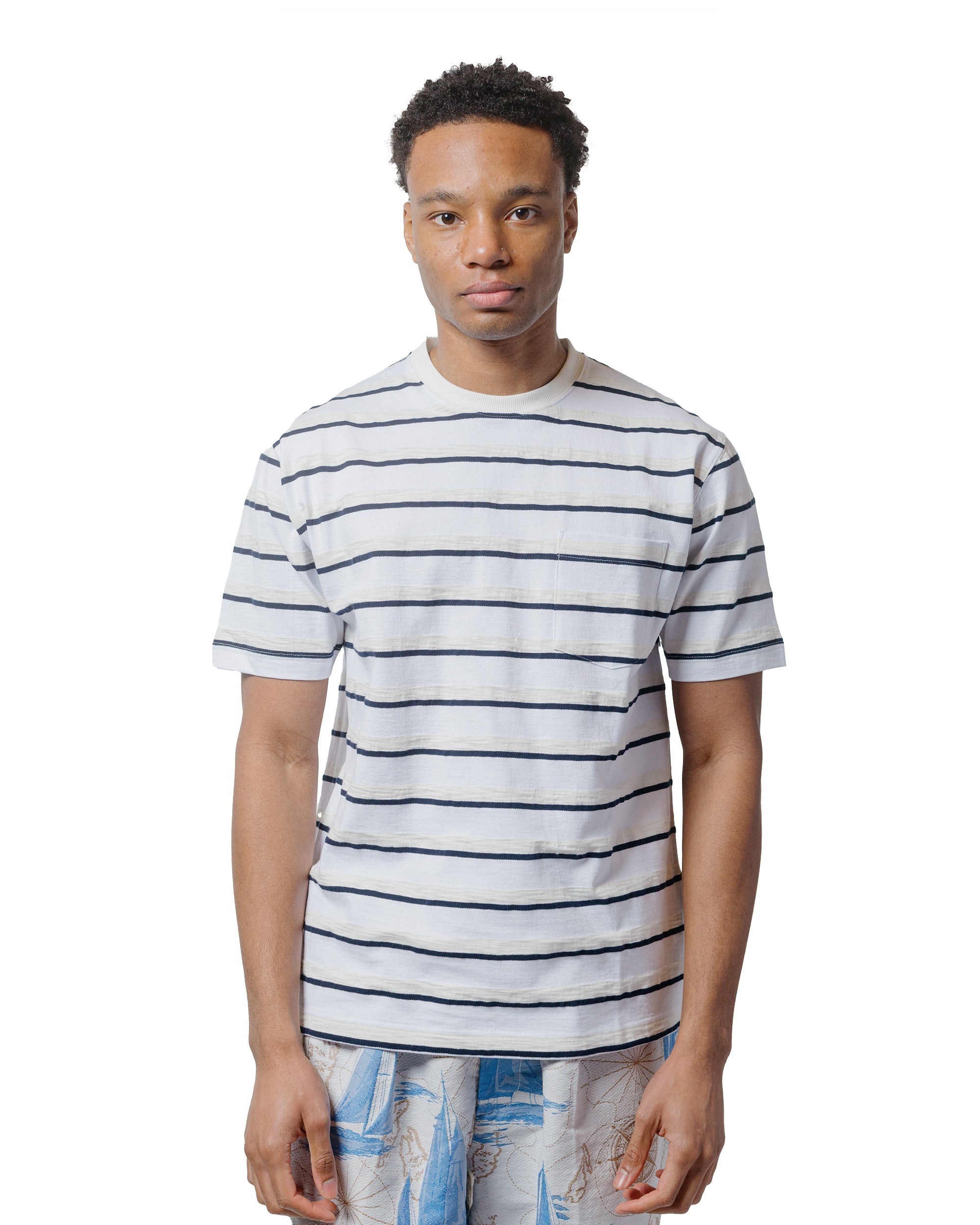 Sperry Top-Sider Pocket Tee Stripe White - 2
