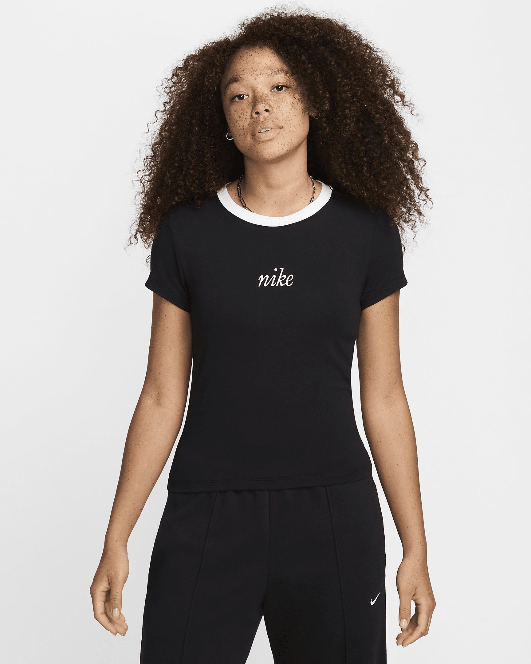 Nike Sportswear Chill Knit Women's Slim Cropped Tee - 1