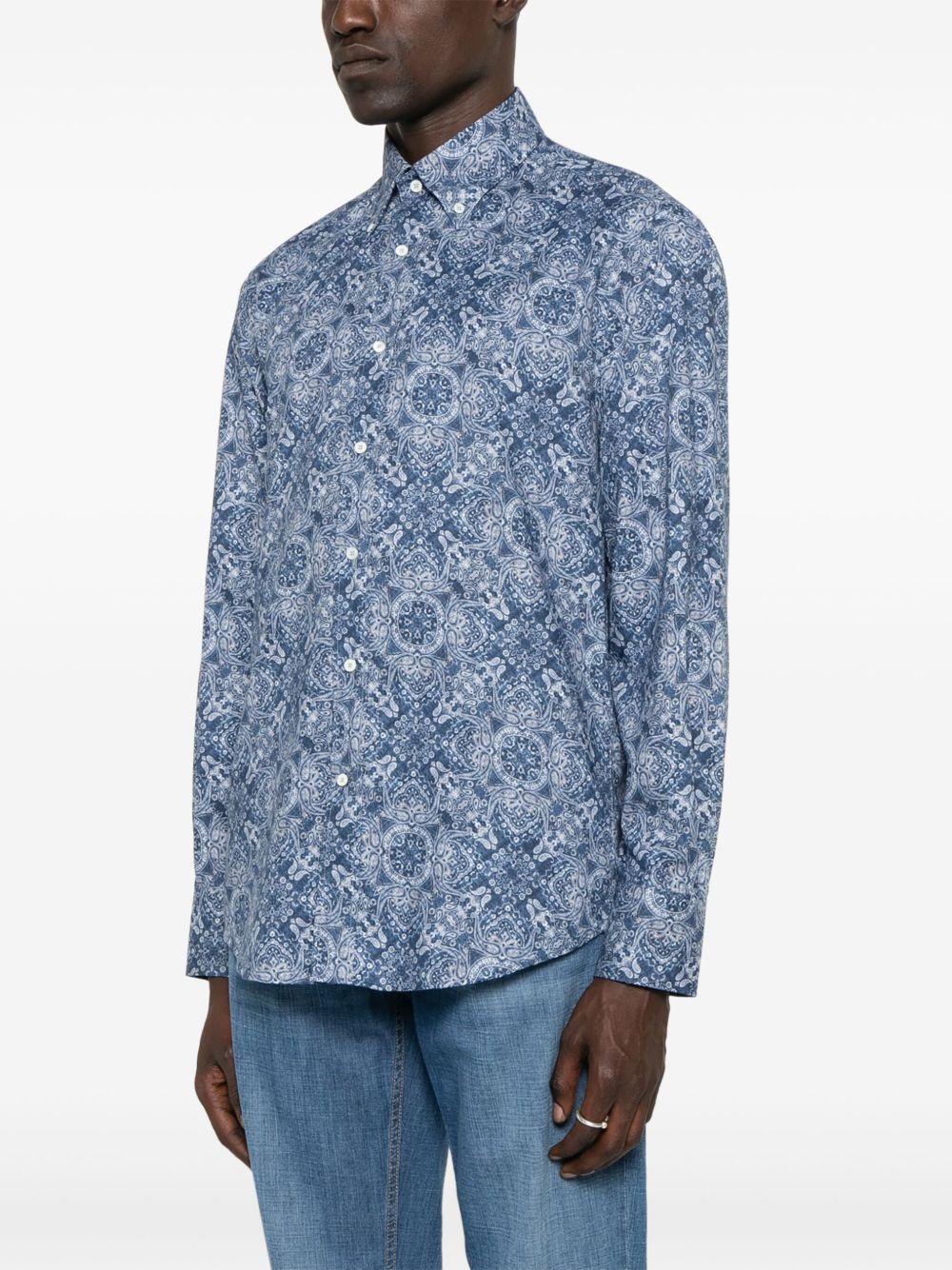 paisley-print shirt - 3