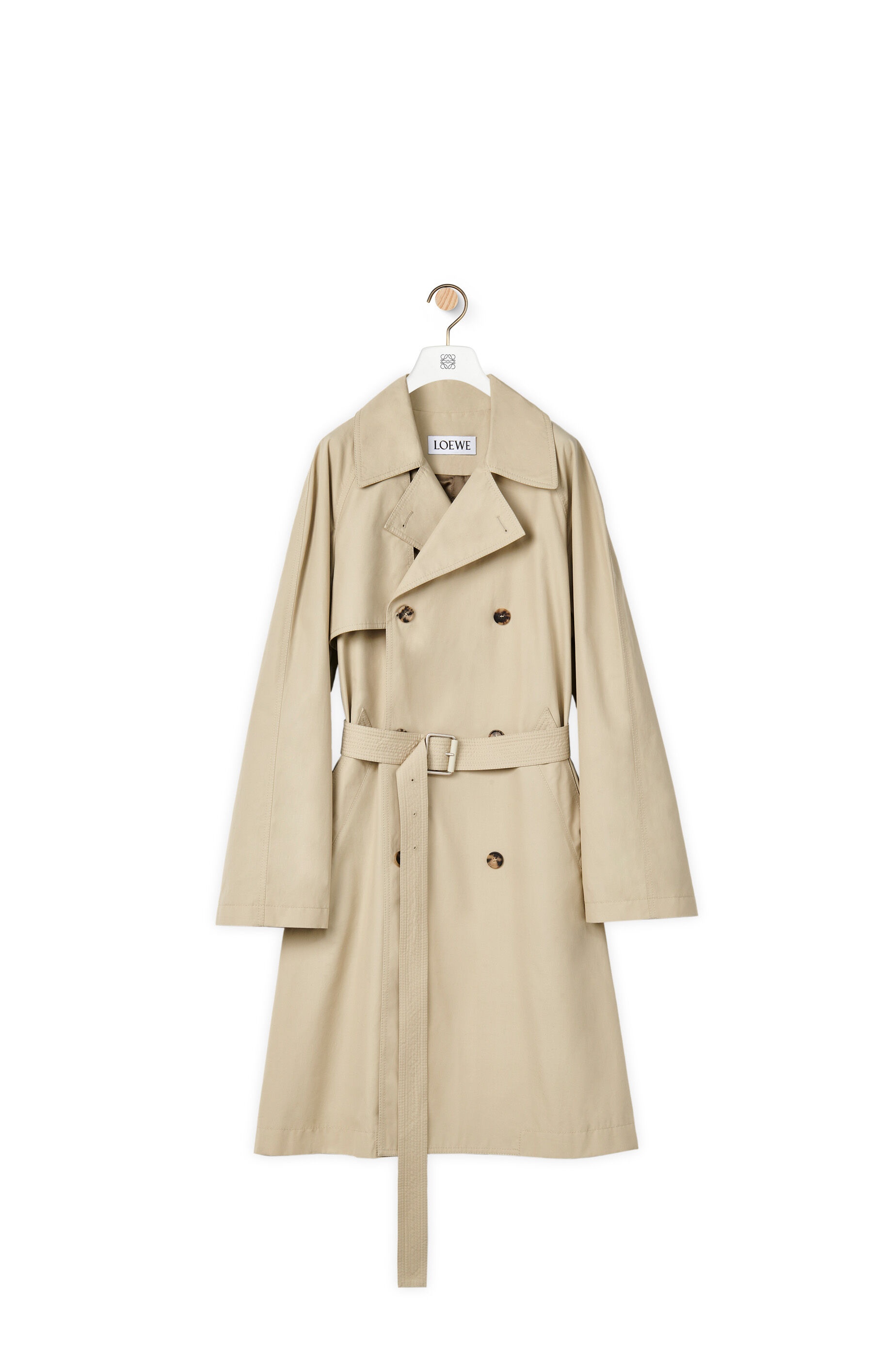 Trench coat in cotton - 1