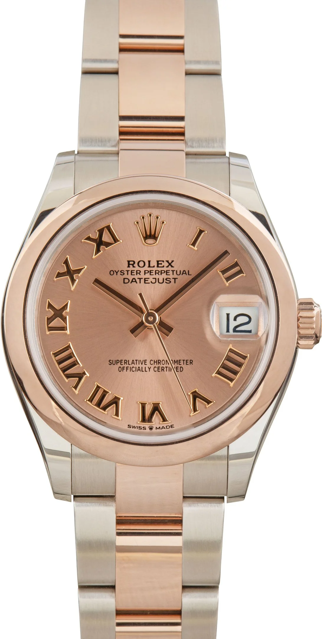 Rolex Datejust 31 Ref 278241 Rose Roman Dial - 1