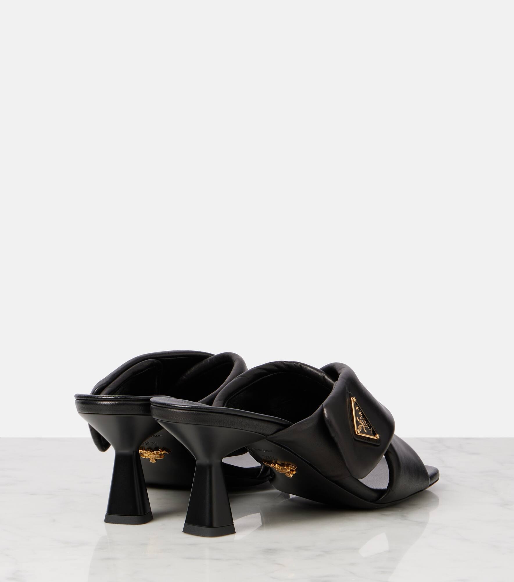 Criss Cross 65 leather mules - 2