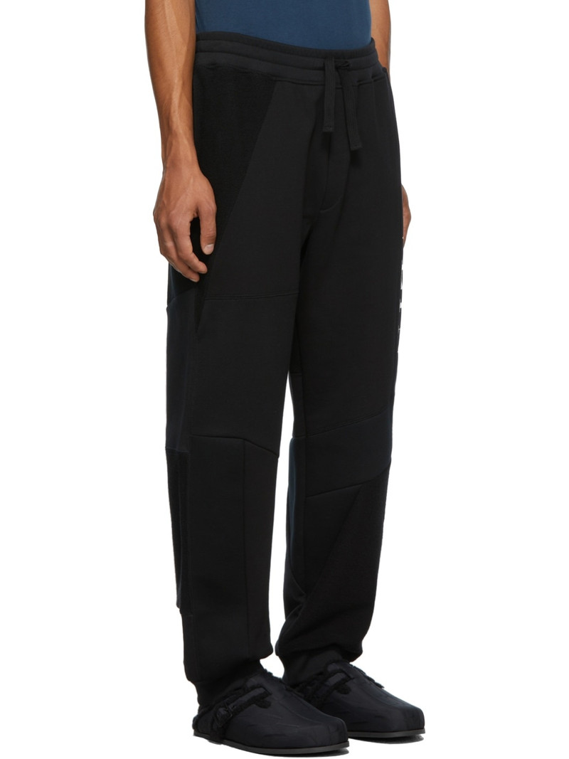 Black Patchwork Lounge Pants 2