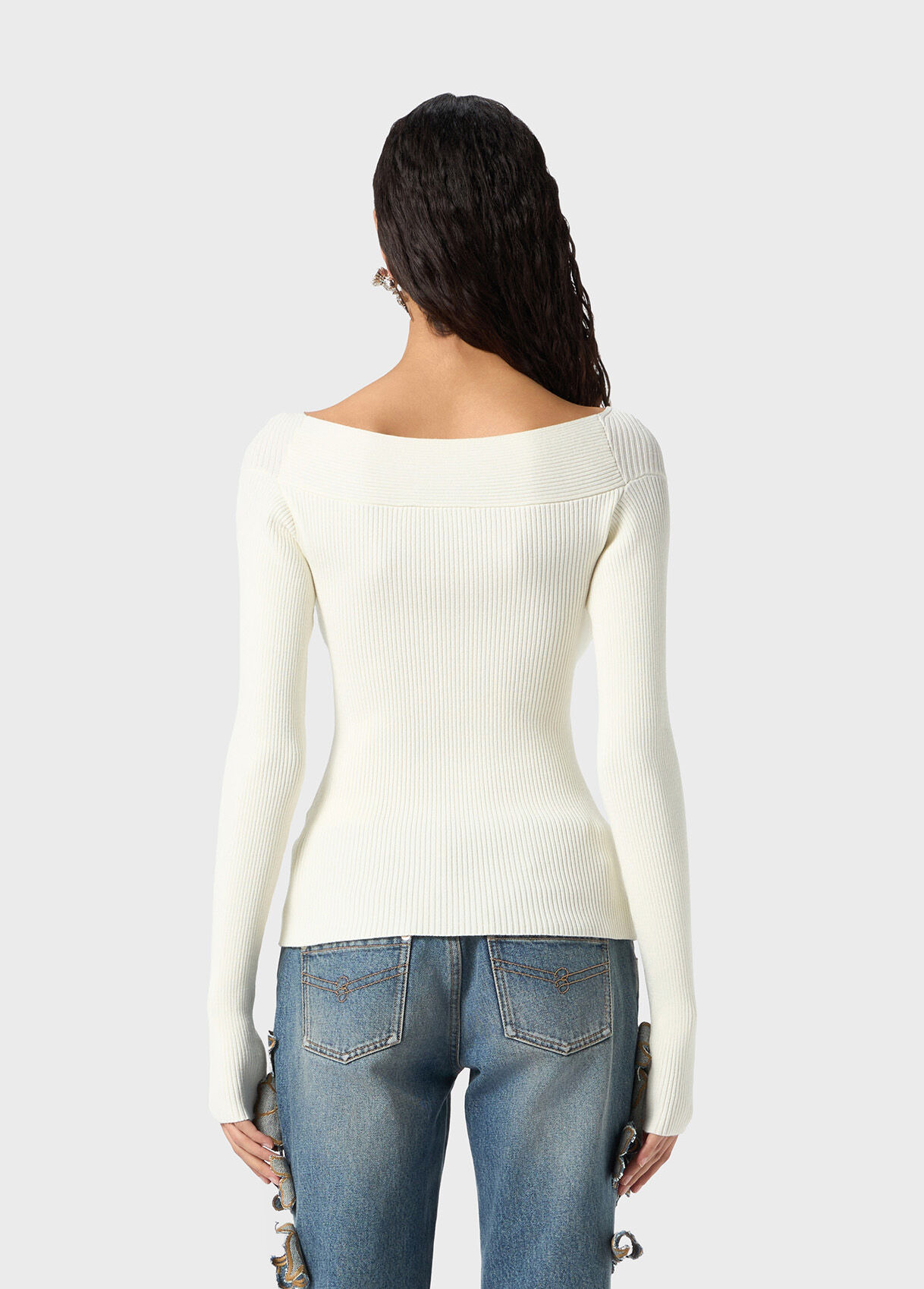 RIBBED TOP WITH KNOT - 3