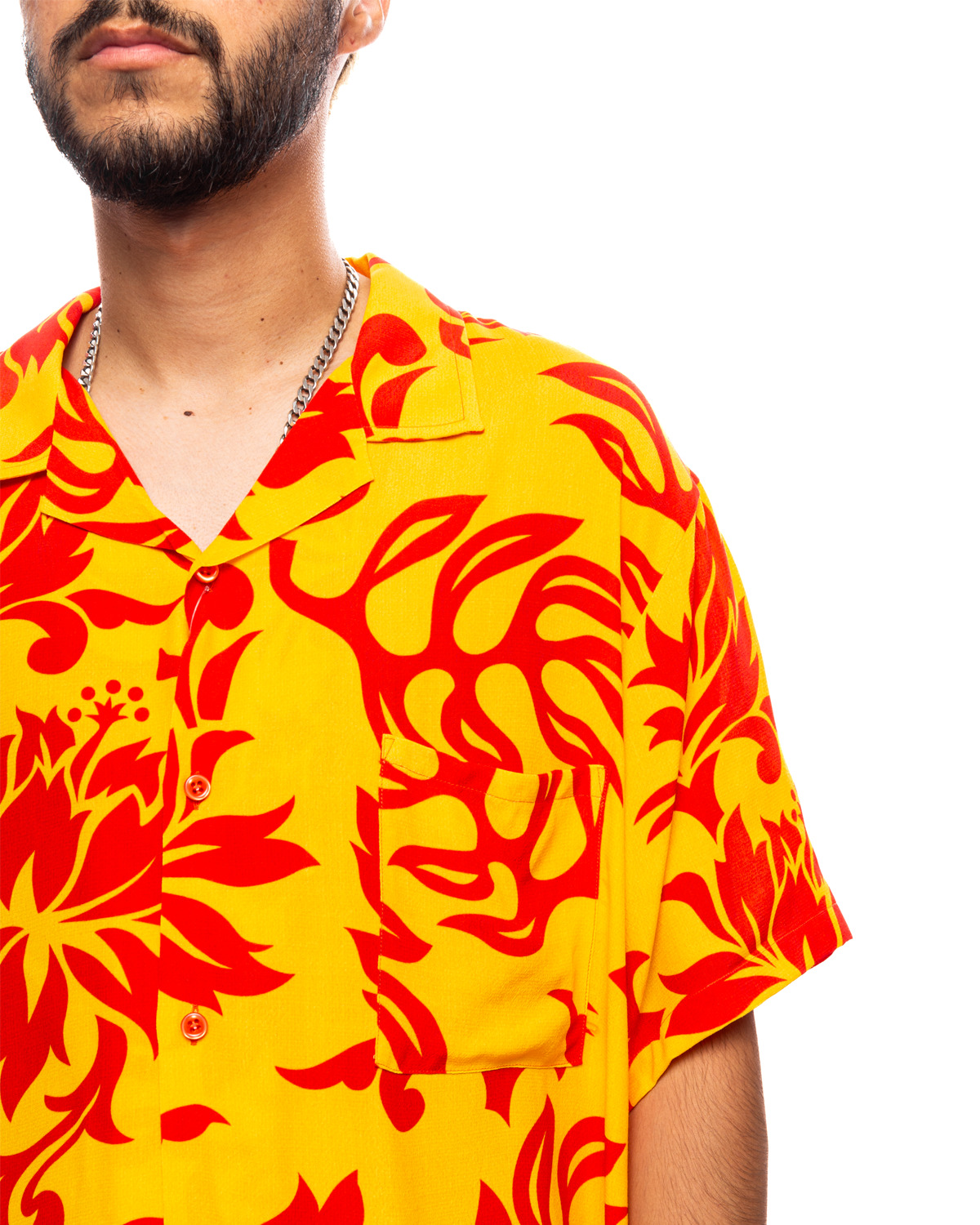 Tropical Flowers SS Shirt - 5