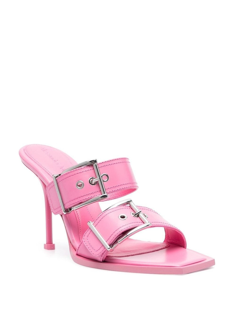 Alexander McQueen 105mm buckle-detail sandals outlook