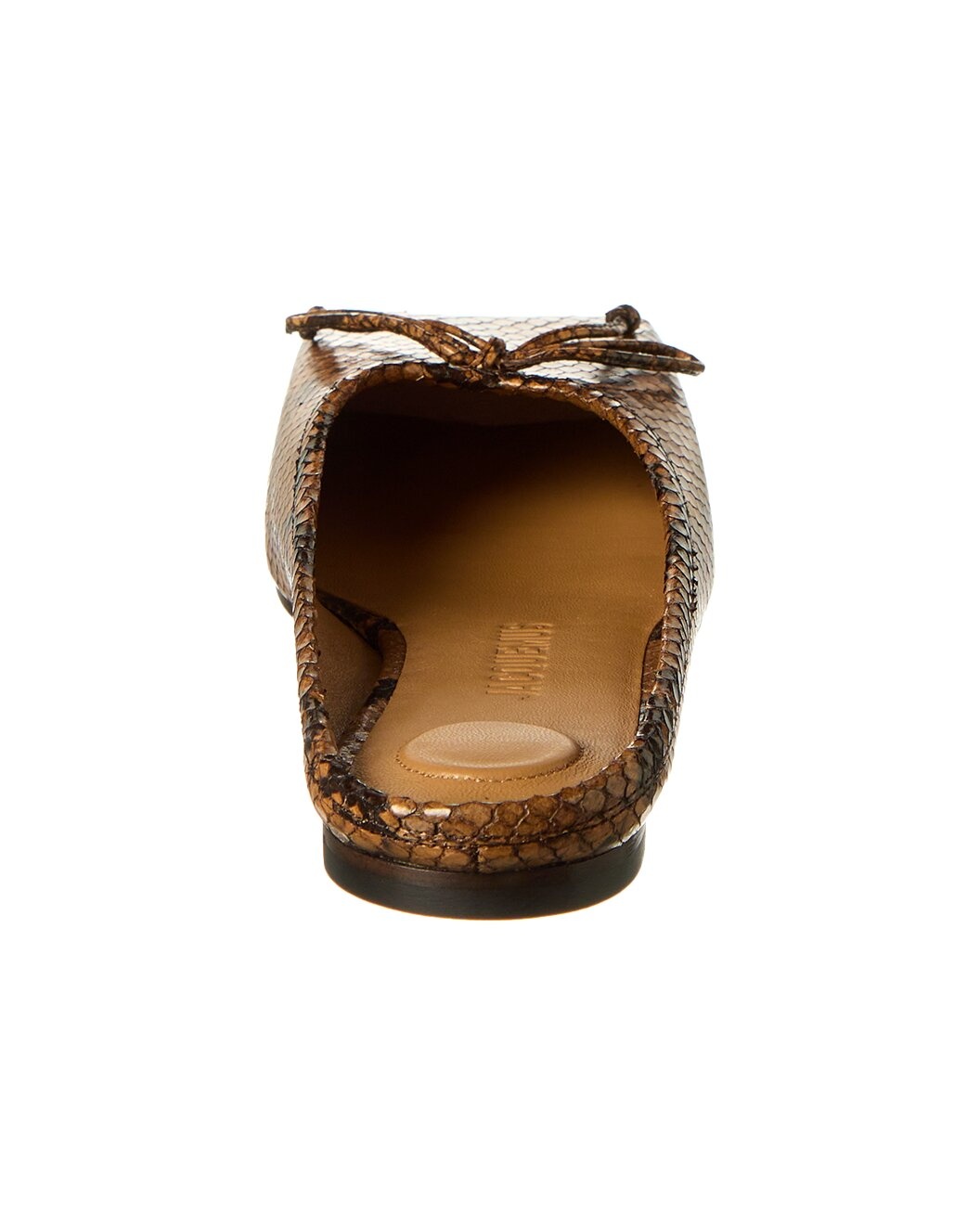 Jacquemus Snake-Embossed Leather Ballet Flat - 3