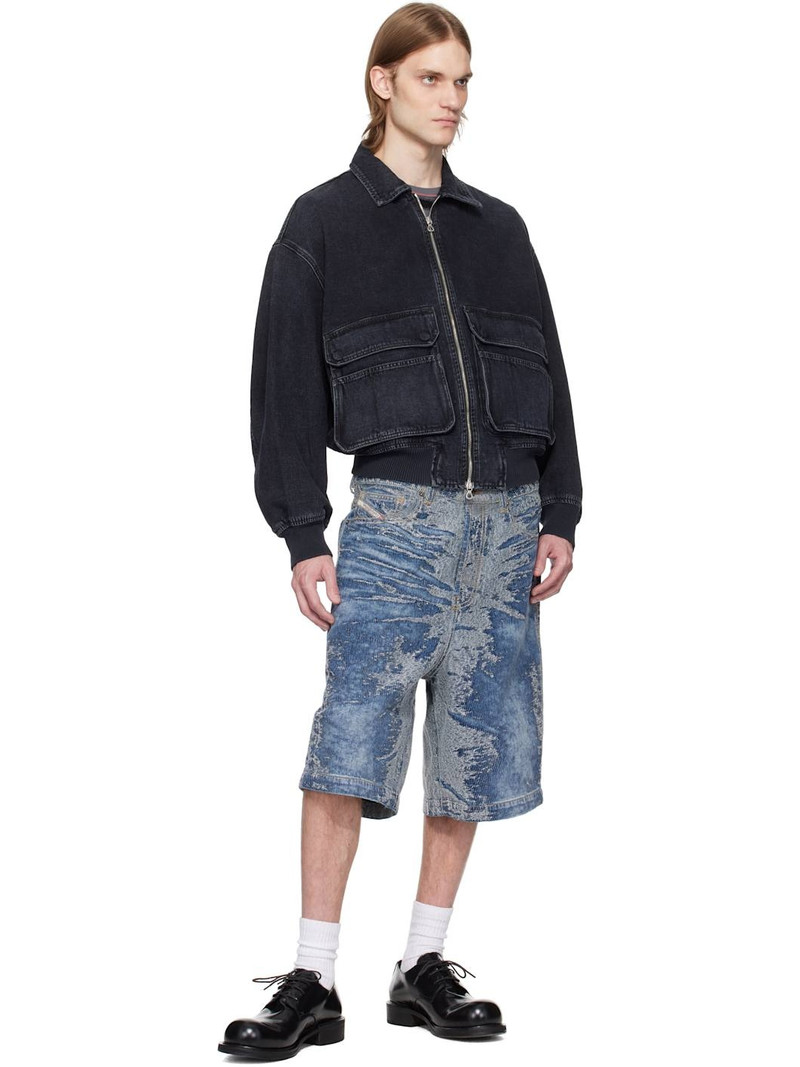 Diesel Blue D-Line-Short-S Denim Shorts outlook