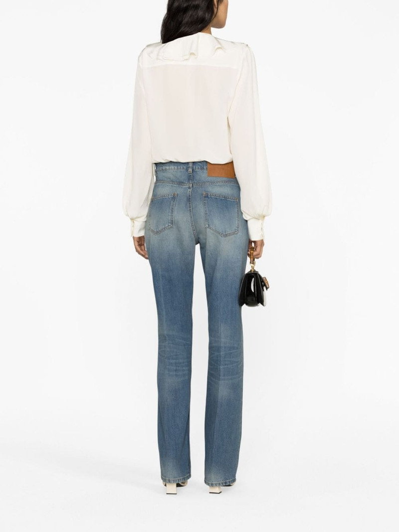 high waist slim-fit jeans 3